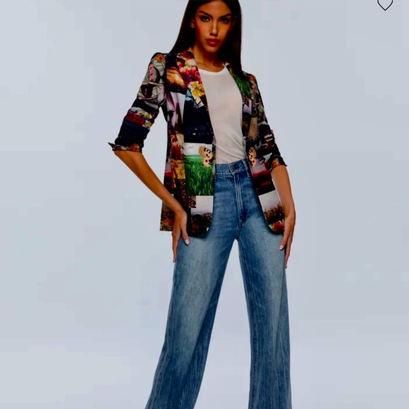 AlICE AND OLIVIA!!! MACEY BLAZER - Picture 7 of 10